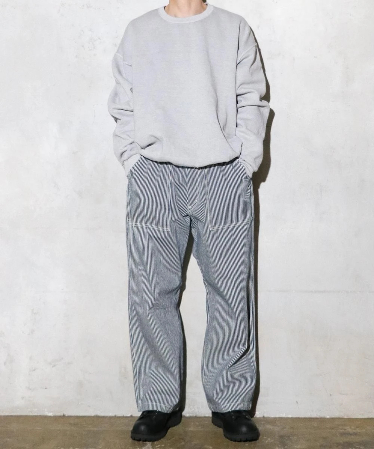 go slow caravan(ゴースローキャラバン) |GUNG HO/ガンホー HICKORY 4POCKETS WIDE FATIGUE TROUSER (MENS)
