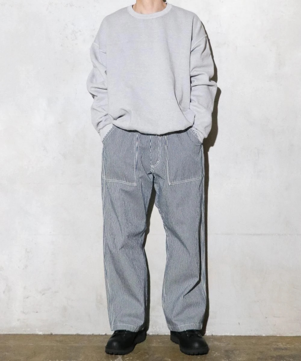 GUNG HO/ガンホー HICKORY 4POCKETS WIDE FATIGUE TROUSER (MENS