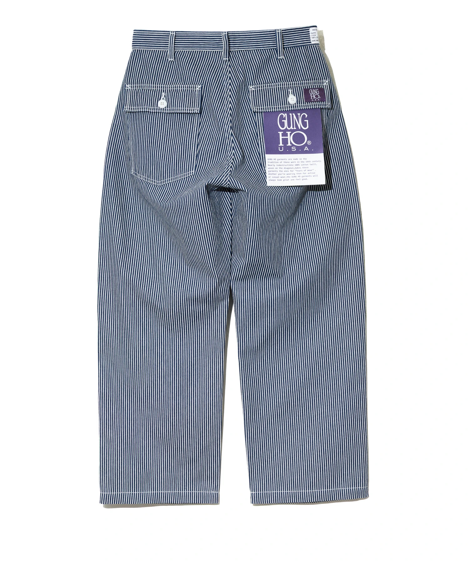 GUNG HO/ガンホー HICKORY 4POCKETS WIDE FATIGUE TROUSER (MENS 