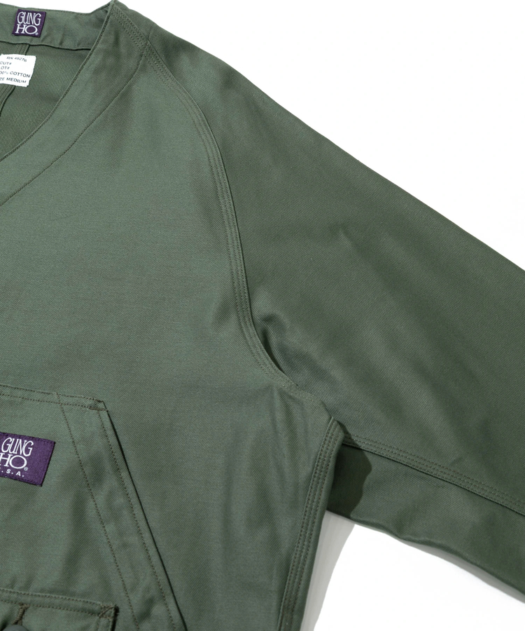 go slow caravan(ゴースローキャラバン) |GUNG HO/ガンホー BACK SATIN THE EXPEDITION JACKET (MENS)