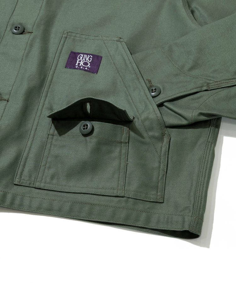 go slow caravan(ゴースローキャラバン) |GUNG HO/ガンホー BACK SATIN THE EXPEDITION JACKET (MENS)