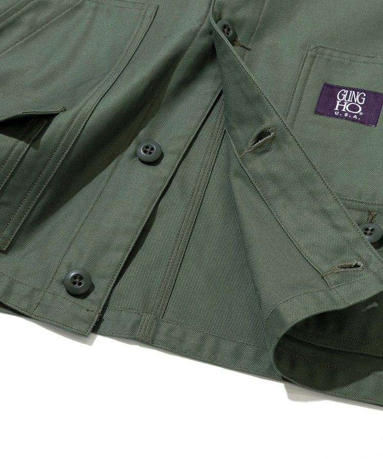 go slow caravan(ゴースローキャラバン) |GUNG HO/ガンホー BACK SATIN THE EXPEDITION JACKET (MENS)