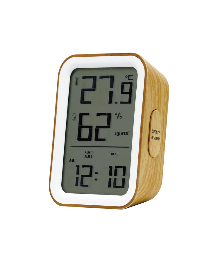 go slow caravan(ゴースローキャラバン) |SLOWER/スローワー LCD HYGROTHERMOGRAPH CLOCK Paz