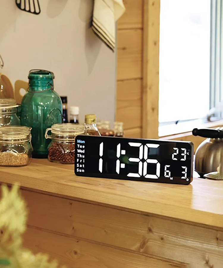 go slow caravan(ゴースローキャラバン) |SLOWER/スローワー LED CLOCK Cielo