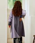 go slow caravan(ゴースローキャラバン) |USA/Cカットオフ歪み切替ロングスリーブワンピース (WOMENS)