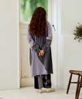 go slow caravan(ゴースローキャラバン) |USA/Cカットオフ歪み切替ロングスリーブワンピース (WOMENS)