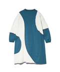 go slow caravan(ゴースローキャラバン) |USA/Cカットオフ歪み切替ロングスリーブワンピース (WOMENS)