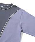 go slow caravan(ゴースローキャラバン) |USA/Cカットオフ歪み切替ロングスリーブワンピース (WOMENS)