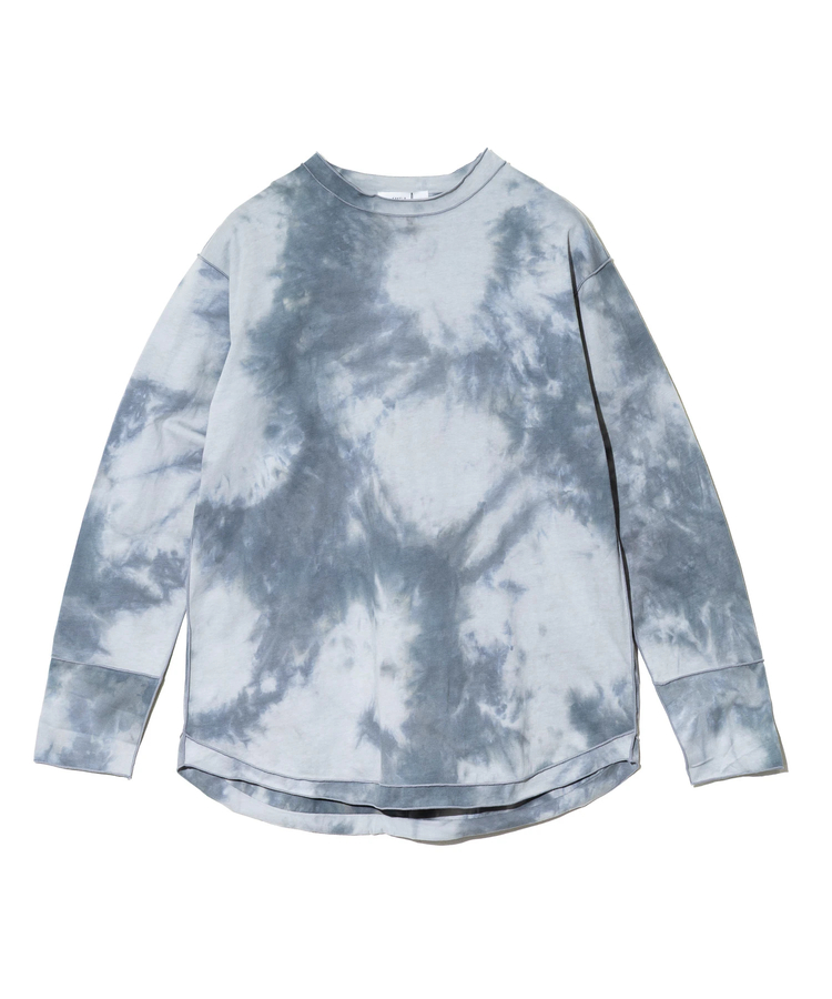 KAKELA&TRANQUIL/カケラ＆トランクイル タイダイ染めくクルーロンTEE