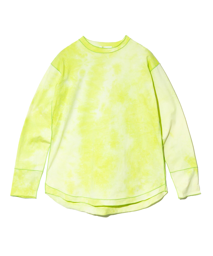 KAKELA&TRANQUIL/カケラ＆トランクイル タイダイ染めくクルーロンTEE