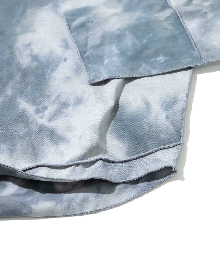 KAKELA&TRANQUIL/カケラ＆トランクイル タイダイ染めくクルーロンTEE