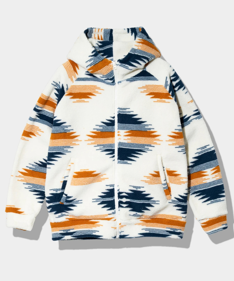 go slow caravan(ゴースローキャラバン) |BAYCANT/ベイカント 総柄フリースパーカー (MENS)