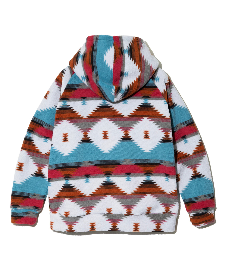 go slow caravan(ゴースローキャラバン) |BAYCANT/ベイカント 総柄フリースパーカー (MENS)