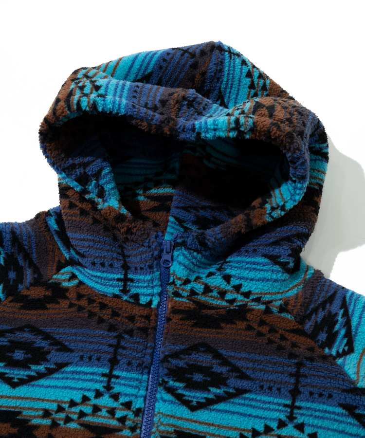 go slow caravan(ゴースローキャラバン) |BAYCANT/ベイカント 総柄フリースパーカー (MENS)