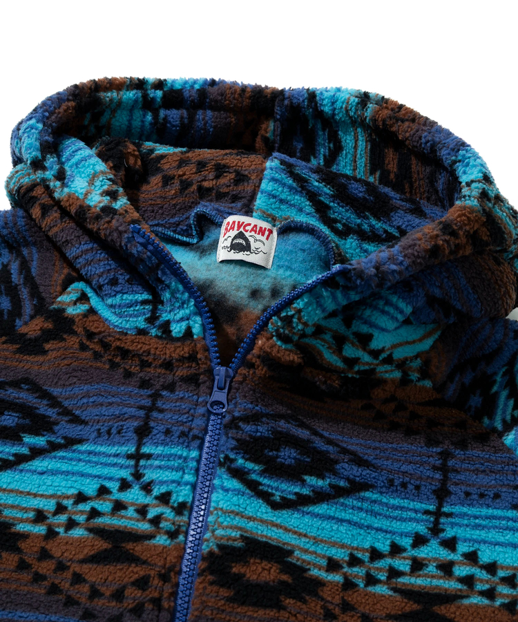 go slow caravan(ゴースローキャラバン) |BAYCANT/ベイカント 総柄フリースパーカー (MENS)