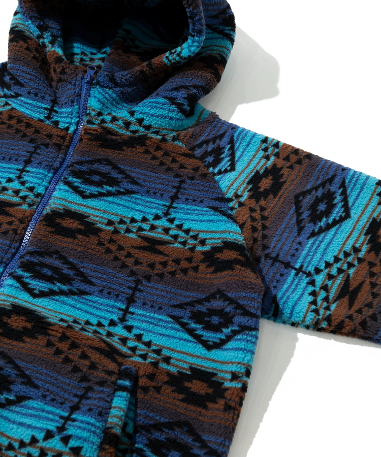 go slow caravan(ゴースローキャラバン) |BAYCANT/ベイカント 総柄フリースパーカー (MENS)