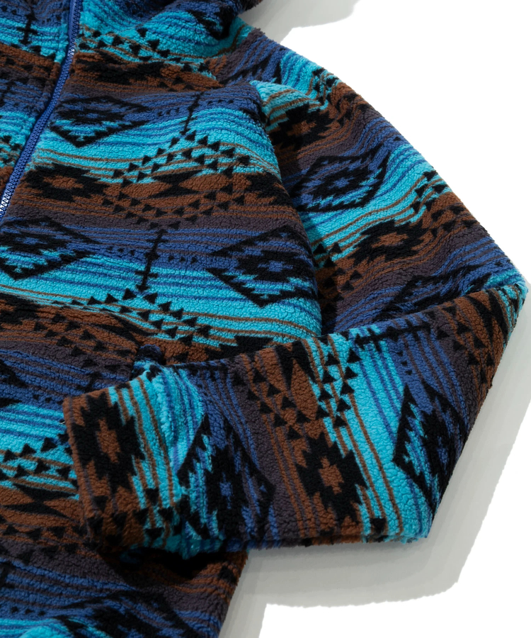 go slow caravan(ゴースローキャラバン) |BAYCANT/ベイカント 総柄フリースパーカー (MENS)