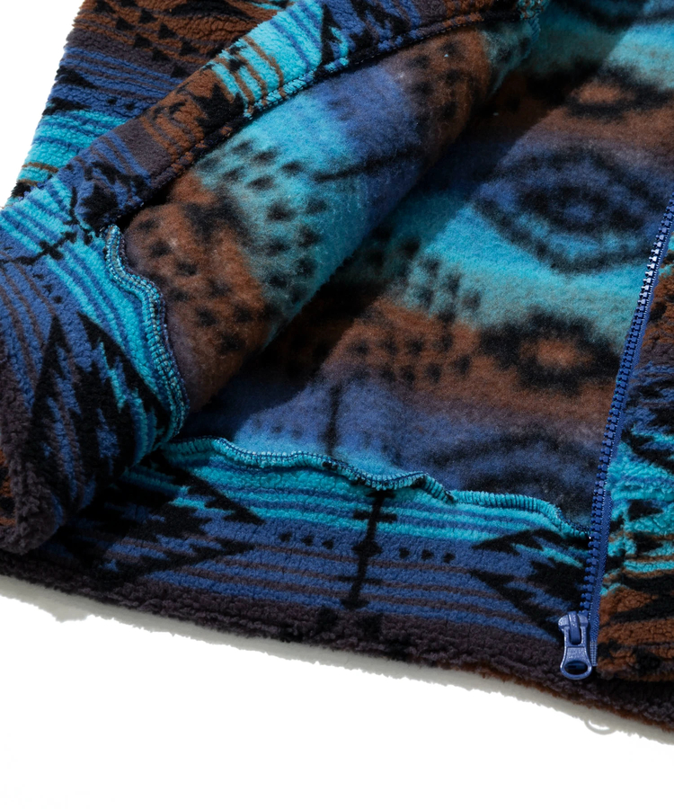 go slow caravan(ゴースローキャラバン) |BAYCANT/ベイカント 総柄フリースパーカー (MENS)