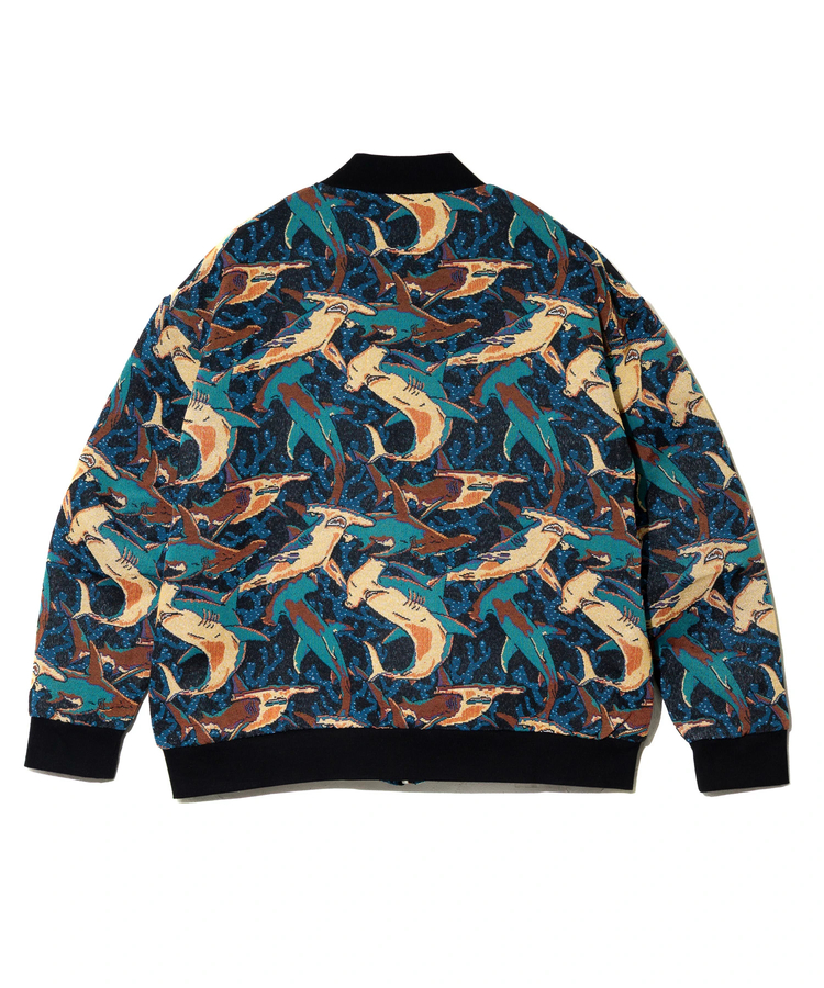 Revo./レヴォ ゴブラン総柄織りジップアップブルゾン (MENS