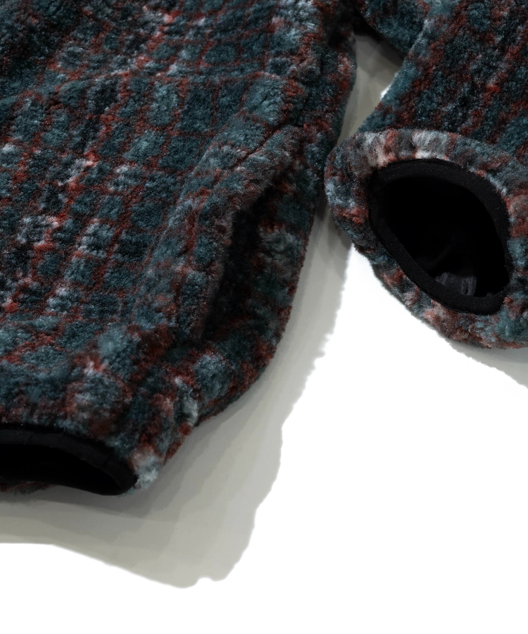 go slow caravan(ゴースローキャラバン) |Revo./レヴォ ボアチェックジップアップフーディー (MENS)