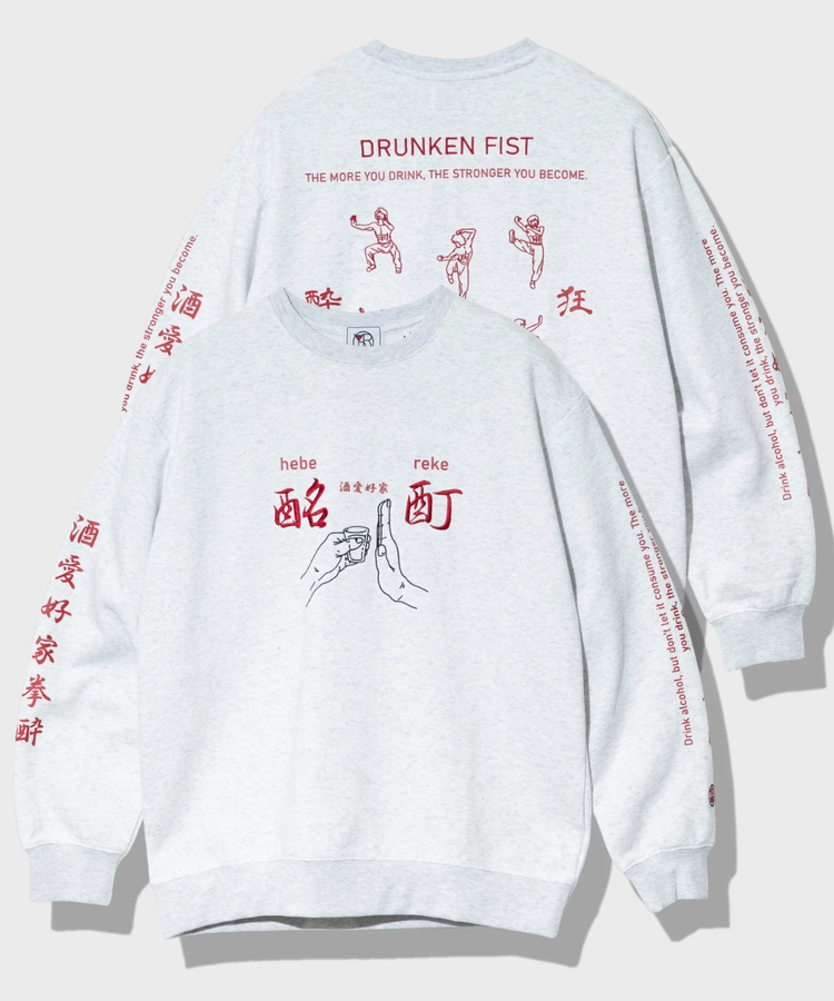 go slow caravan(ゴースローキャラバン) |YOIDORE/酔いどれ 酔い拳法 クルーネックスウェット (MENS) 