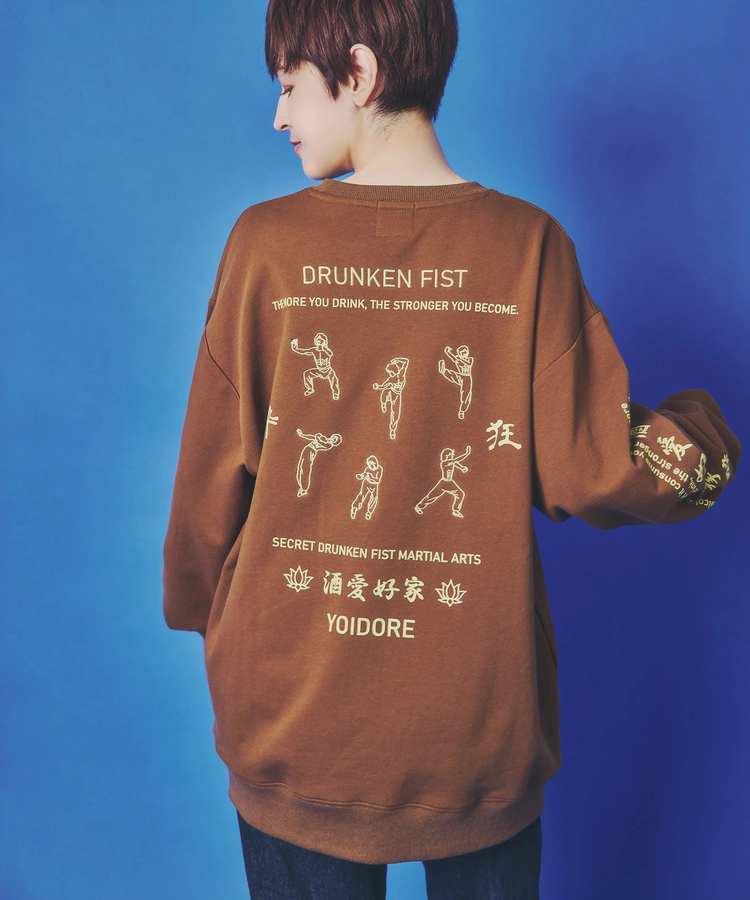 go slow caravan(ゴースローキャラバン) |YOIDORE/酔いどれ 酔い拳法 クルーネックスウェット (MENS) 