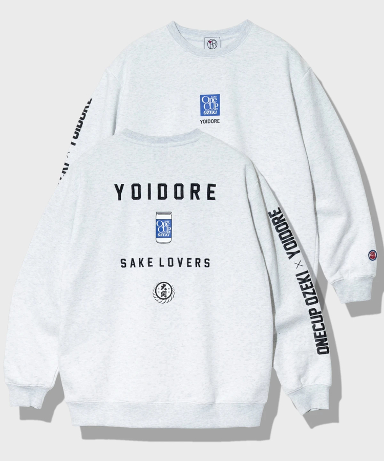 go slow caravan(ゴースローキャラバン) |YOIDORE/酔いどれ ワンカップ大関コラボ クルーネックスウェット (MENS) 