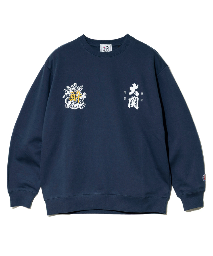 go slow caravan(ゴースローキャラバン) |YOIDORE/酔いどれ 大関はこのさけコラボ クルーネックスウェット (MENS) 