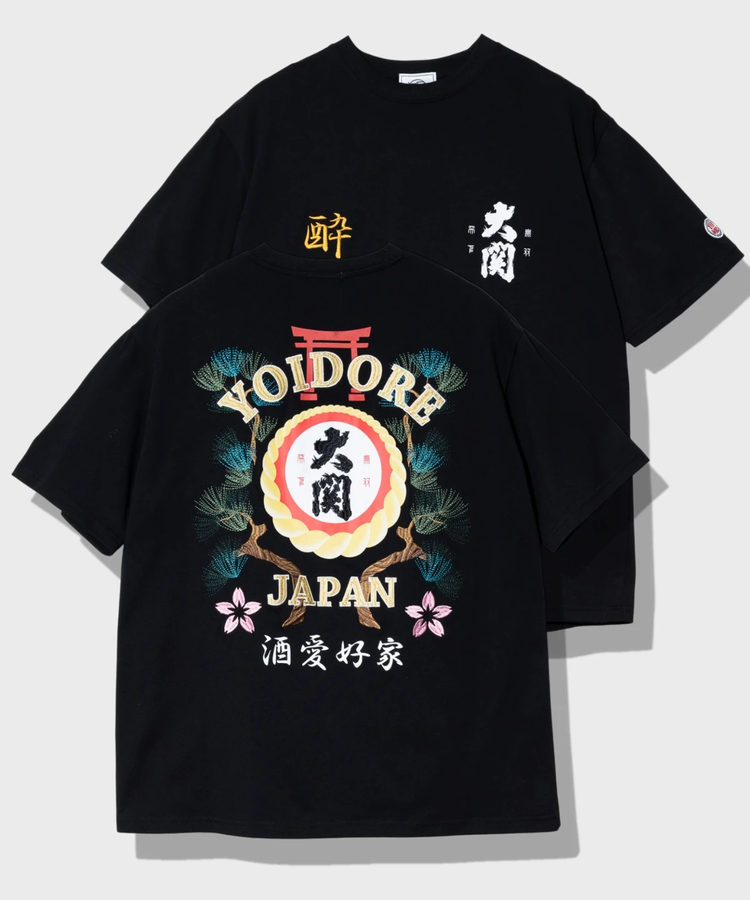 go slow caravan(ゴースローキャラバン) |YOIDORE/酔いどれ 大関 はこのさけコラボ TEE (MENS)