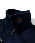 go slow caravan(ゴースローキャラバン) |Threads Party Denim 刺繍トラッカージャケット (MENS/WOMENS)