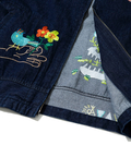 go slow caravan(ゴースローキャラバン) |Threads Party Denim 刺繍トラッカージャケット (MENS/WOMENS)
