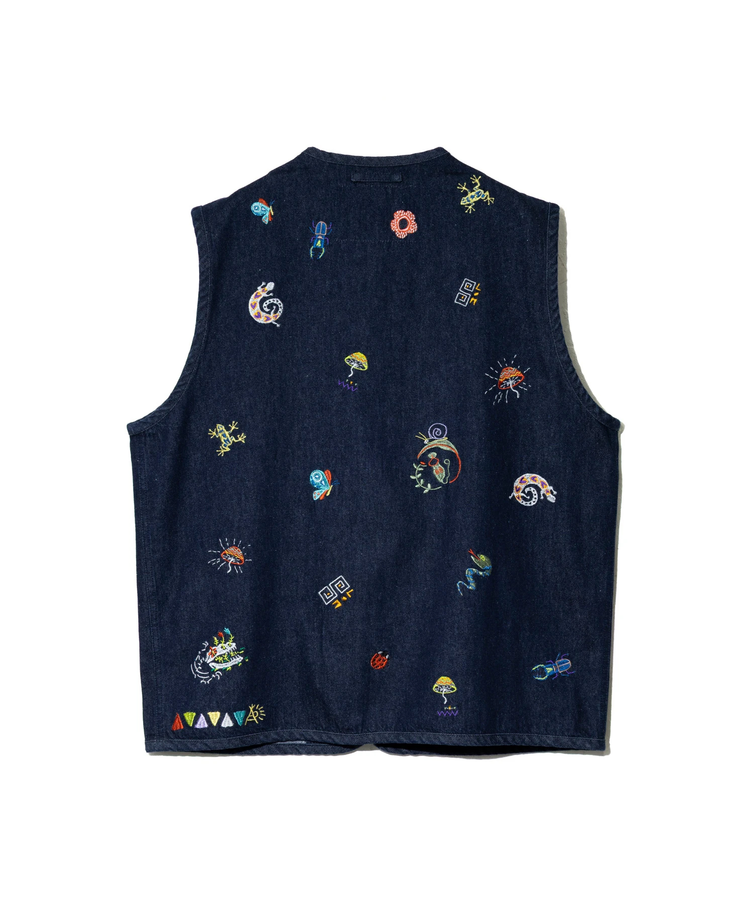 Threads Party Denim 刺繍ベスト (MENS/WOMENS)｜ファッション通販