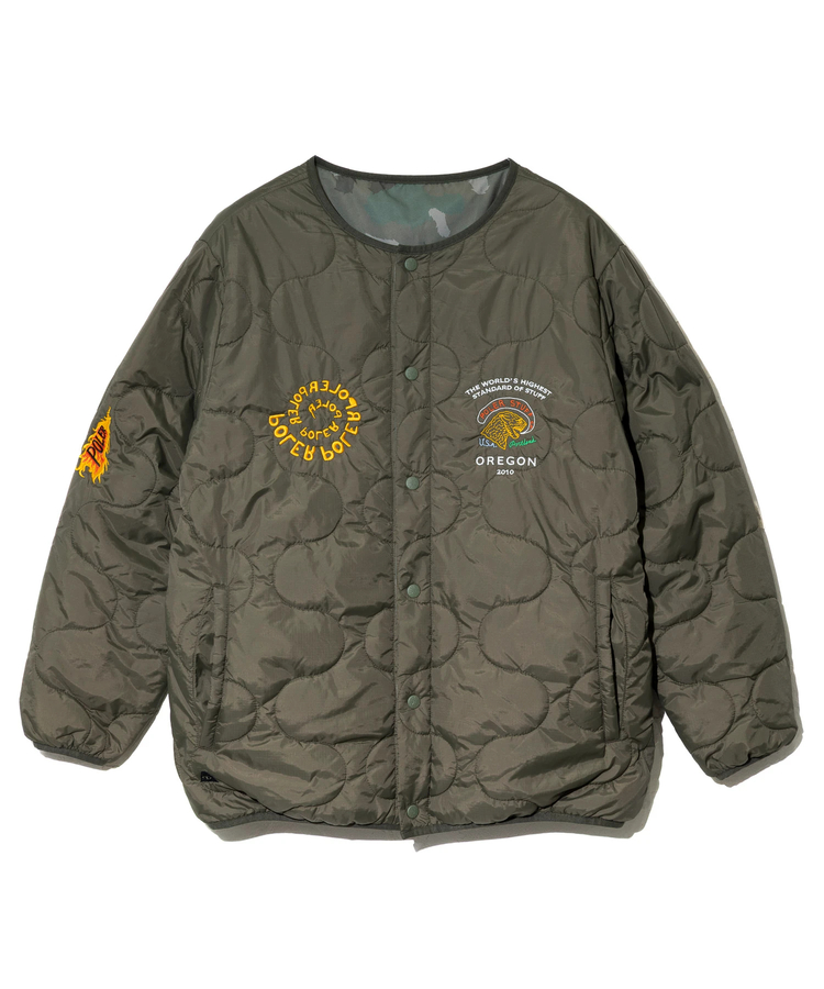 go slow caravan(ゴースローキャラバン) |【GSC別注】POLeR/ポーラー POLeR×GSC REVERSIBLE QUILTED JACKET (MENS)