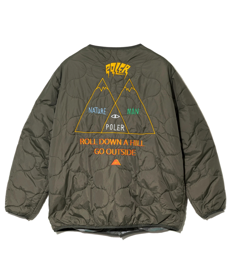 go slow caravan(ゴースローキャラバン) |【GSC別注】POLeR/ポーラー POLeR×GSC REVERSIBLE QUILTED JACKET (MENS)