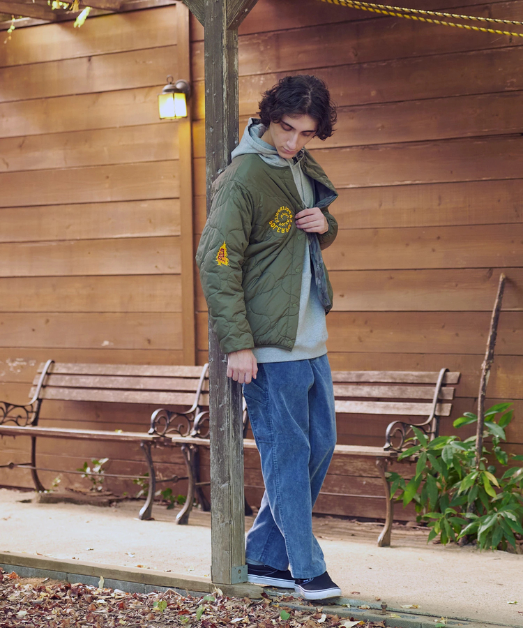 go slow caravan(ゴースローキャラバン) |【GSC別注】POLeR/ポーラー POLeR×GSC REVERSIBLE QUILTED JACKET (MENS)