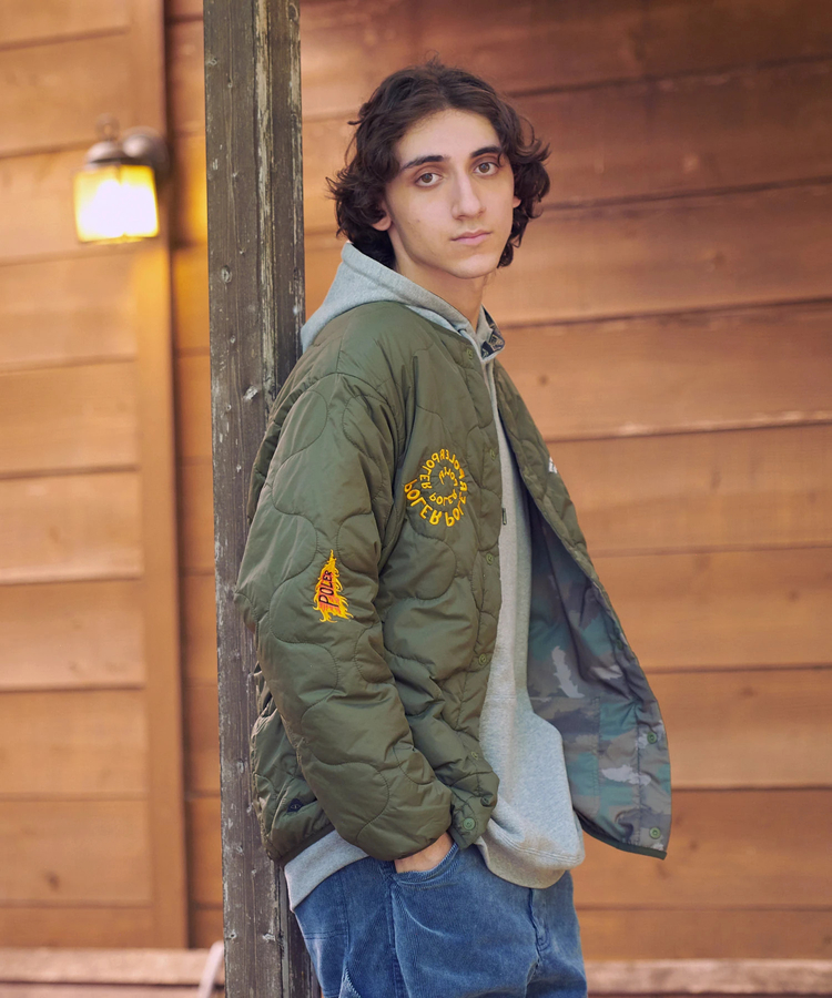 go slow caravan(ゴースローキャラバン) |【GSC別注】POLeR/ポーラー POLeR×GSC REVERSIBLE QUILTED JACKET (MENS)