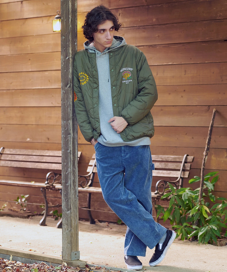 go slow caravan(ゴースローキャラバン) |【GSC別注】POLeR/ポーラー POLeR×GSC REVERSIBLE QUILTED JACKET (MENS)