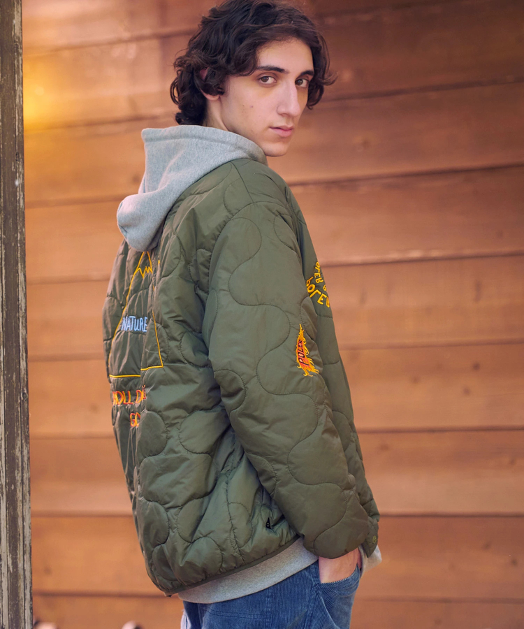 go slow caravan(ゴースローキャラバン) |【GSC別注】POLeR/ポーラー POLeR×GSC REVERSIBLE QUILTED JACKET (MENS)