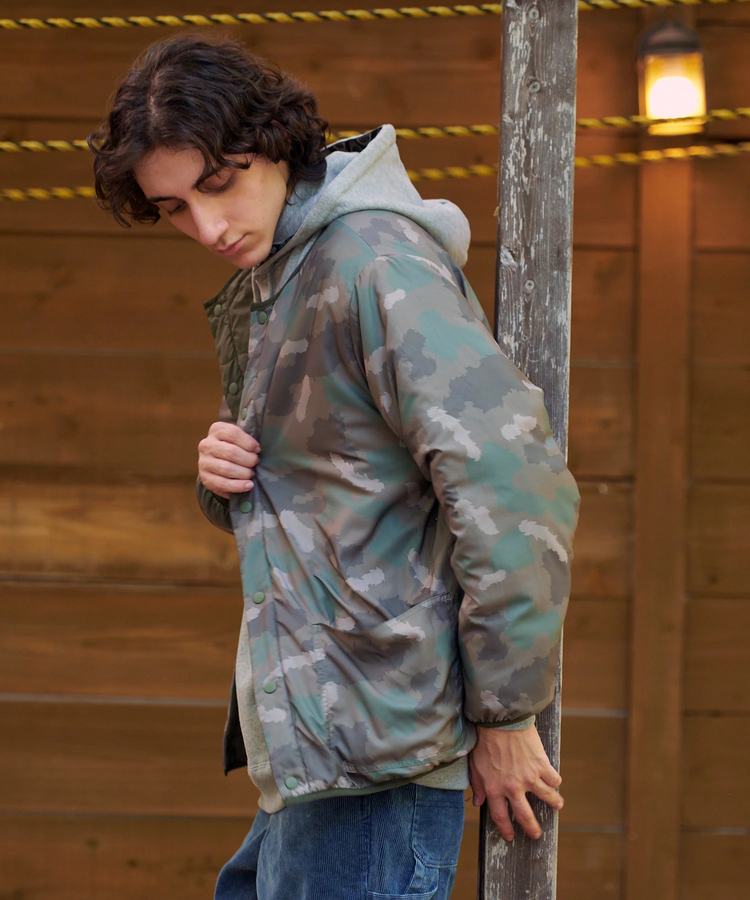 go slow caravan(ゴースローキャラバン) |【GSC別注】POLeR/ポーラー POLeR×GSC REVERSIBLE QUILTED JACKET (MENS)
