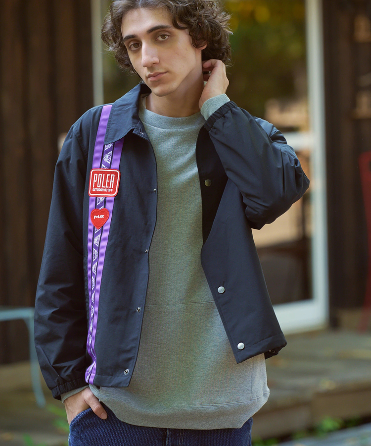 go slow caravan(ゴースローキャラバン) |【GSC別注】POLeR/ポーラー POLeR×GSC 60/40 COACH JACKET 25 (MENS)
