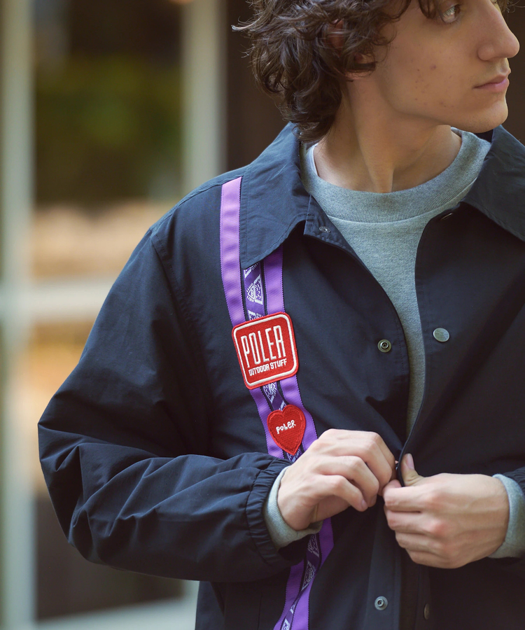 go slow caravan(ゴースローキャラバン) |【GSC別注】POLeR/ポーラー POLeR×GSC 60/40 COACH JACKET 25 (MENS)