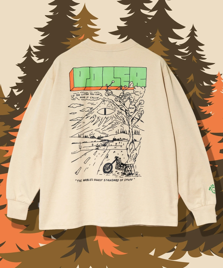 go slow caravan(ゴースローキャラバン) |【GSC別注】POLeR/ポーラー POLeR×GSC HEAR IT CALLIN’ RELAX FIT L/STEE (MENS)