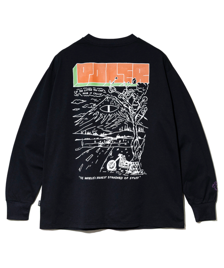 go slow caravan(ゴースローキャラバン) |【GSC別注】POLeR/ポーラー POLeR×GSC HEAR IT CALLIN’ RELAX FIT L/STEE (MENS)