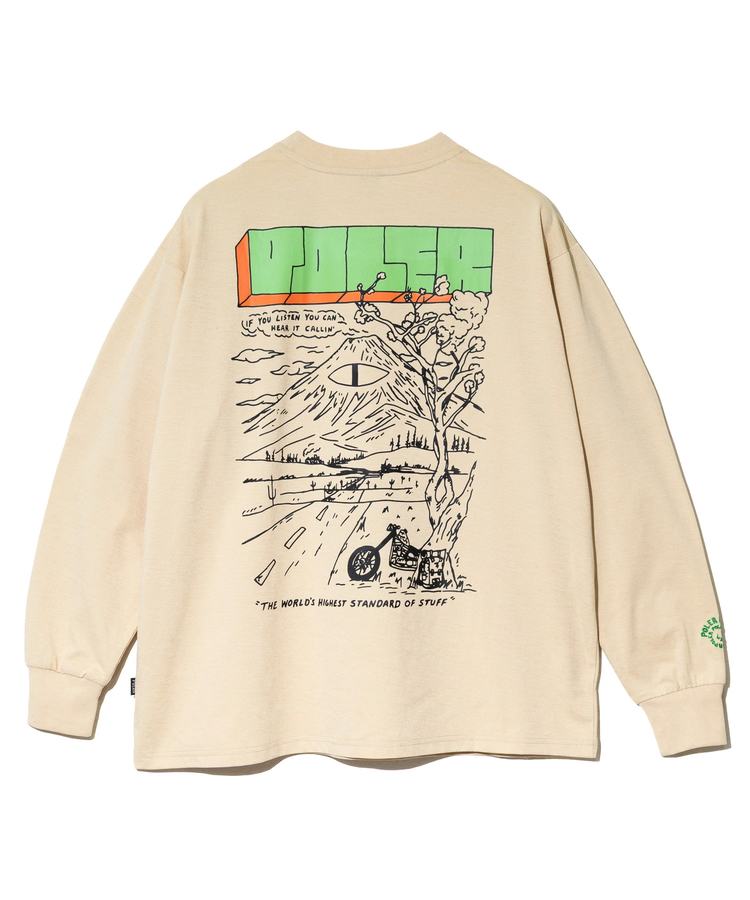 go slow caravan(ゴースローキャラバン) |【GSC別注】POLeR/ポーラー POLeR×GSC HEAR IT CALLIN’ RELAX FIT L/STEE (MENS)