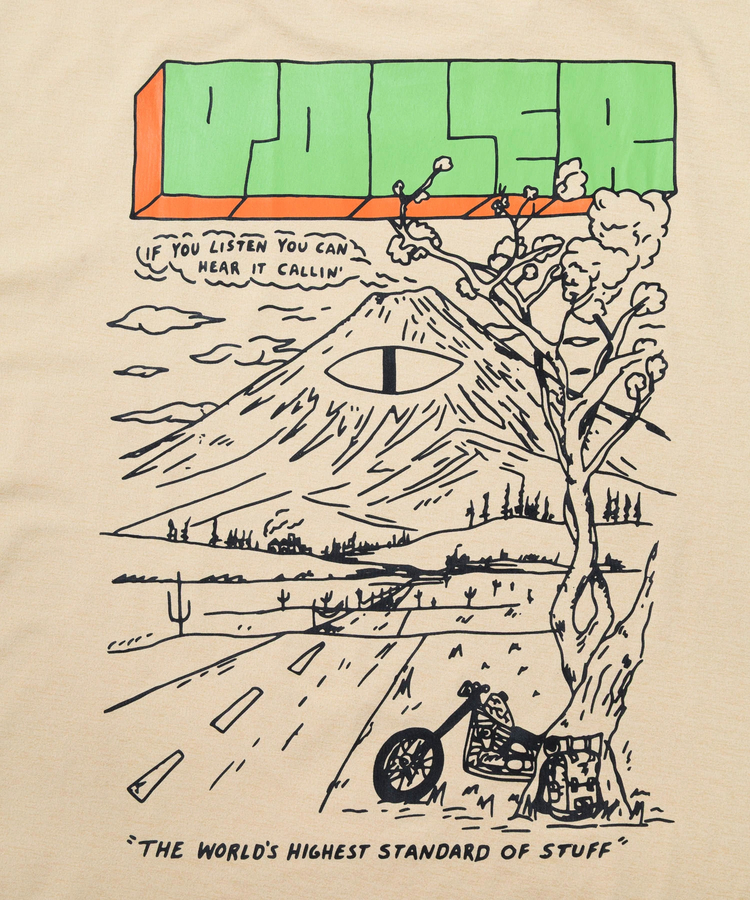 go slow caravan(ゴースローキャラバン) |【GSC別注】POLeR/ポーラー POLeR×GSC HEAR IT CALLIN’ RELAX FIT L/STEE (MENS)