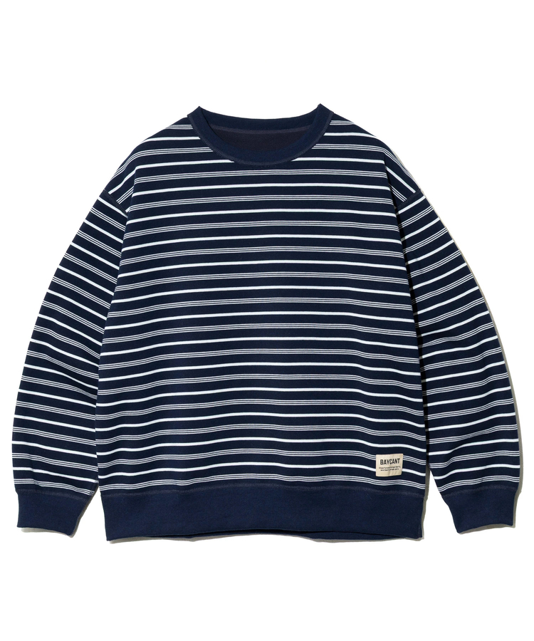 go slow caravan(ゴースローキャラバン) |BAYCANT/ベイカント ボーダーxフリース リバーシブルクルー (MENS)