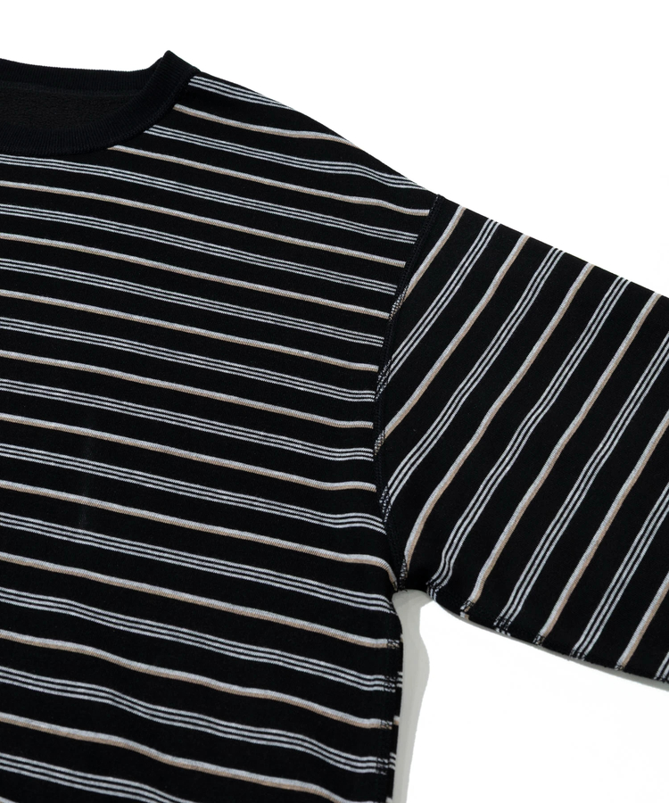 go slow caravan(ゴースローキャラバン) |BAYCANT/ベイカント ボーダーxフリース リバーシブルクルー (MENS)