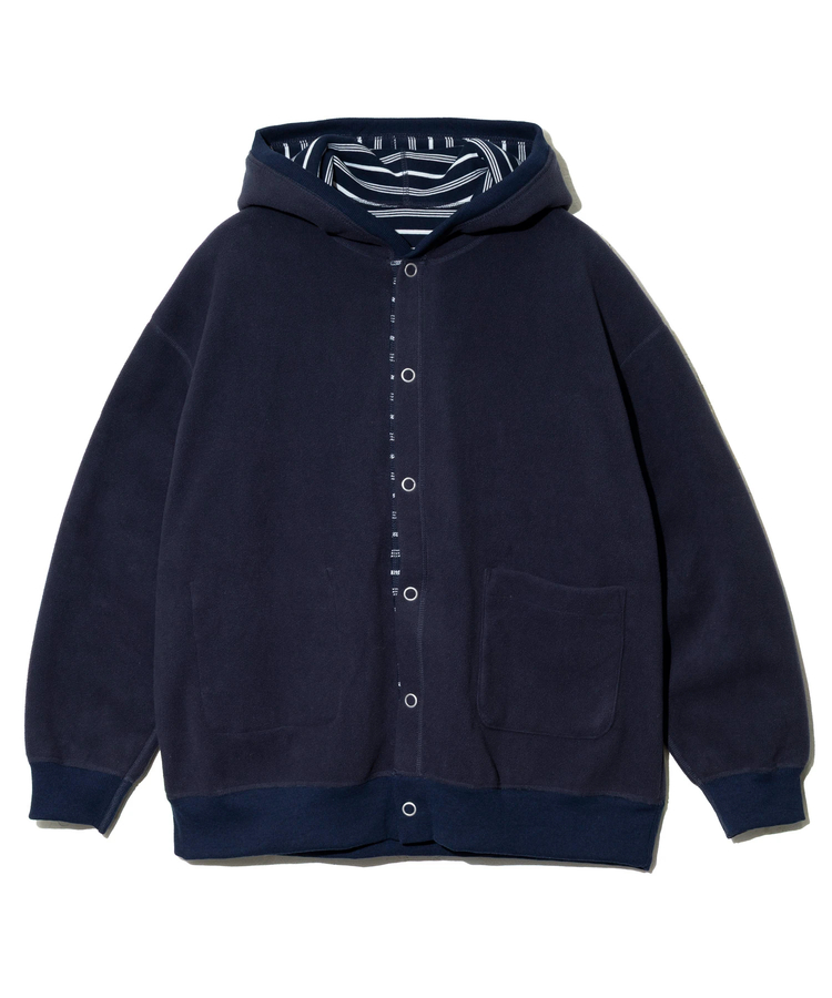 go slow caravan(ゴースローキャラバン) |BAYCANT/ベイカント ボーダーxフリース リバーシブル フーディーカーデ (MENS)