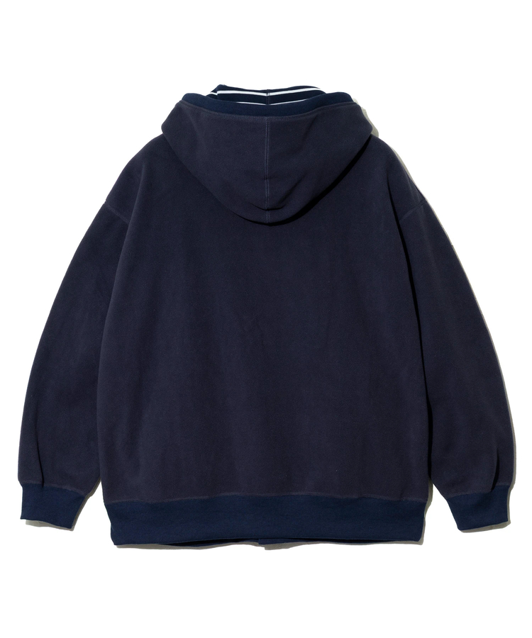 go slow caravan(ゴースローキャラバン) |BAYCANT/ベイカント ボーダーxフリース リバーシブル フーディーカーデ (MENS)