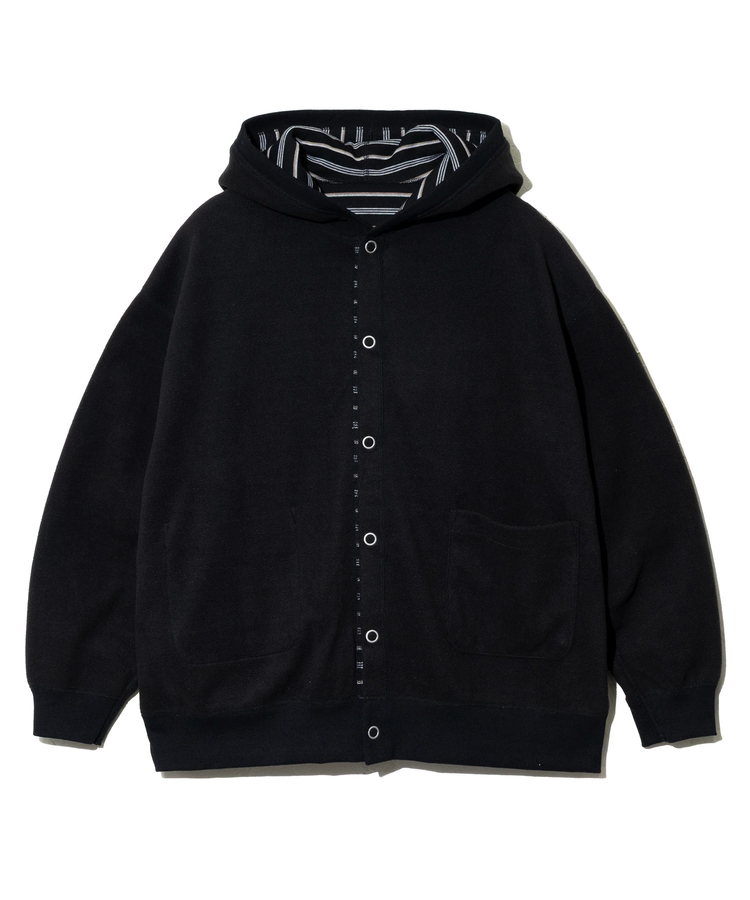 go slow caravan(ゴースローキャラバン) |BAYCANT/ベイカント ボーダーxフリース リバーシブル フーディーカーデ (MENS)